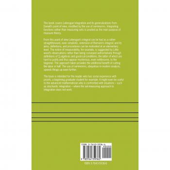 Bichteler, Klaus: Integration - A Functional Approach