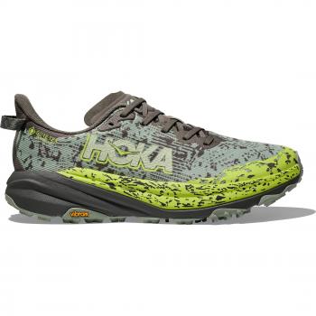 Hoka Speedgoat 6 GTX Hombre Trail Running Verde Gris