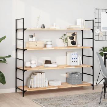 Untreated Acacia Floating Shelves 2-Pack 160x40x2 cm