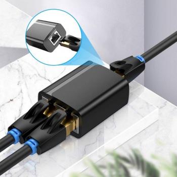 RJ45 Ethernet Splitter Coupler 1 to 2 Ways