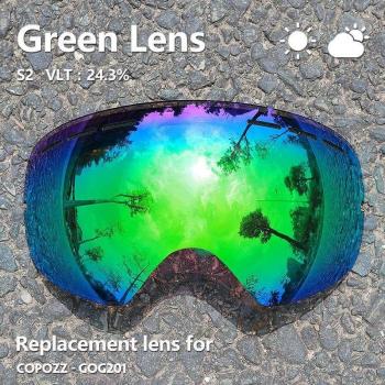 COPOZZ GOG-201 Anti-fog UV400 Ski Goggles Lens