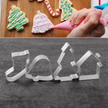 Conjunto de 4 Cortadores de Galletas para Bricolaje