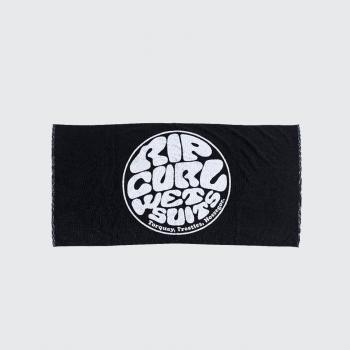 Toalla de playa Rip Curl Wetty Icon en negro