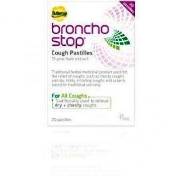 Bronchostop Herbal Cough Suppressant Pastilles, Pack of 20
