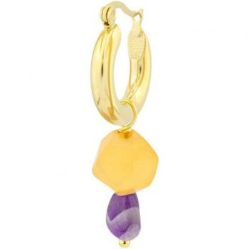 Ear Candy - Piercing aro Nicaragua en acero bañado en oro amarillo 18k