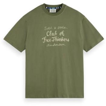 Scotch & Soda 178495 Short Sleeve T-shirt Green Ivy male M