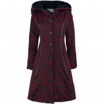 Cappotti Poizen Industries - Mansion Coat - Donna - Rosso/Nero - M a 3XL