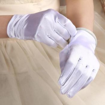 Kurze Hochzeit Handschuhe mit vollem Finger