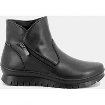 Igi&Co Black Leather Ankle Boot with Zip, Size 5 UK