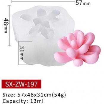 1Pcs Food Grade Silicone Mold for Soap and Succulent Plants
