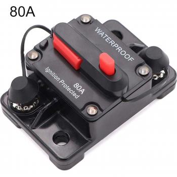 Interruptor de Circuito de Seguridad 12-48V, Fusible Impermeable 30A-300A