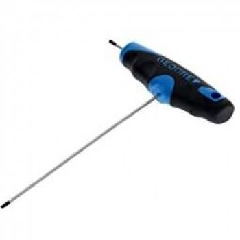 Gedore 2 mm T-Handle Allen Key, Ball Head, Length 152 mm