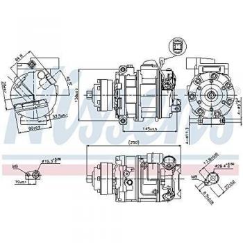 Compressore aria condizionata NISSENS 89418