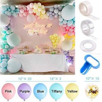Yiran Rainbow Macaron Balloon Garland