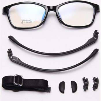 Peekaboo Silicone Kids Glasses Frame - Double Color
