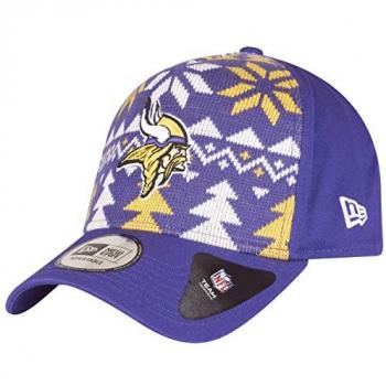 Neue Ära Herren Mütze Weihnachtssweater Trucker NFL Teams Violett (Einheitsgröße)