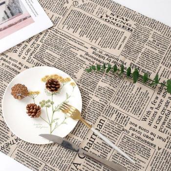 Servilletas de mesa con letras