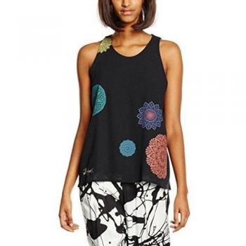 Desigual Fuerteventura-Blusa Mujer Negro Black