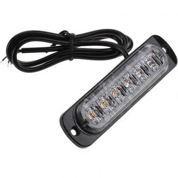 Barra de Luces Estroboscópicas 6 LED 18W Universal para Vehículos y Camiones