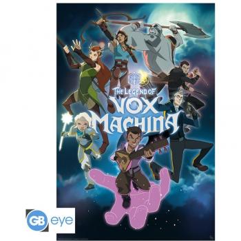 The Legend Of Vox Machina Characters Poster multicolor