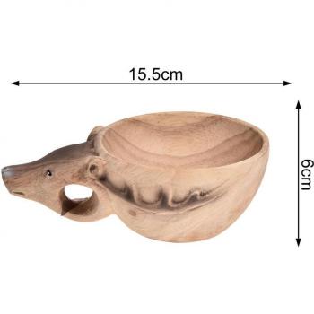 Kuksa Wasserteller aus Holz