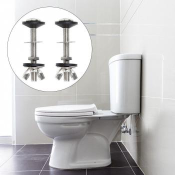 2pcs Stainless Steel WC Pan Bolt Set