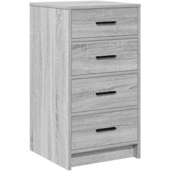 Mueble de almacenamiento gris Sonoma 40×41×75 cm en madera contrachapada