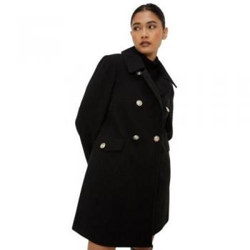 Trench corto con bottoni militari Dorothy Perkins da donna