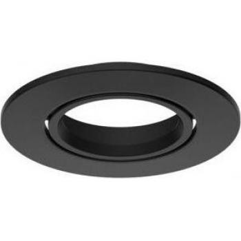Supporto Illuminazione Inclinabile 20° IP20 Ø82mm Tondo Nero