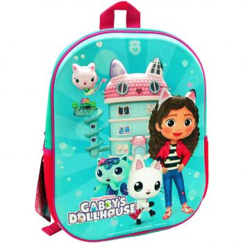 3D Gabby's Dollhouse Rucksack für Kinder