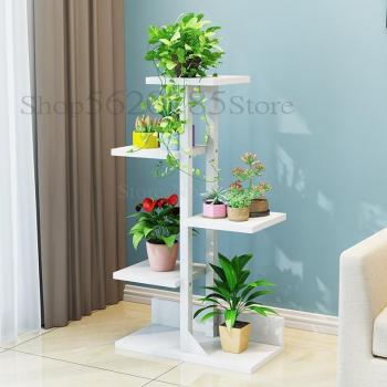 Wrought Iron Multi-Layer Flower Rack