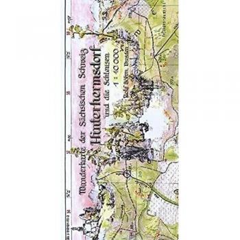 Hinterhermsdorf und die Schleusen 1:10000: Wanderkarte der Sächsischen Schweiz. Obere und Niedere Schleuse - Wachberg - Weifberg