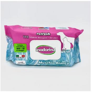 Toalhetes Odor Stop para Pets - 110 Unidades - Almíscar Branco