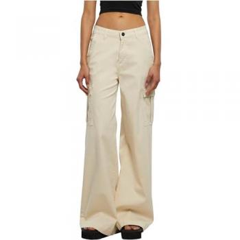 Urban Classics Twill Cargo Pants Damen Hochtailliert Weit - 33