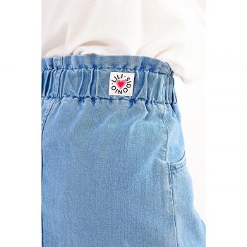 Jupe courte en denim avec poches