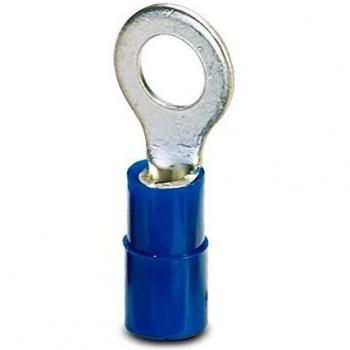 Phoenix Contact Partially Insulated Blue Ring Terminal 2.50 mm² 3.2 mm Hole 100 pcs