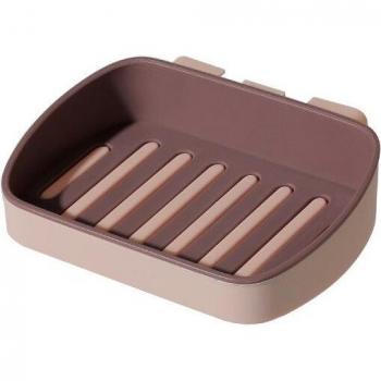 Perforated Dual‑Layer Soap Dish Stand with Built‑In Drain