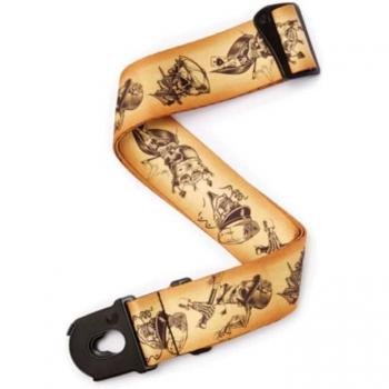 D'Addario Rogues Gallery Strap with Lock