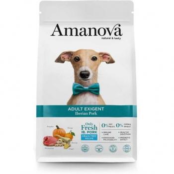 Amanova Comida Para Perros Adultos Exigentes De Cerdo Ibérico 2kg