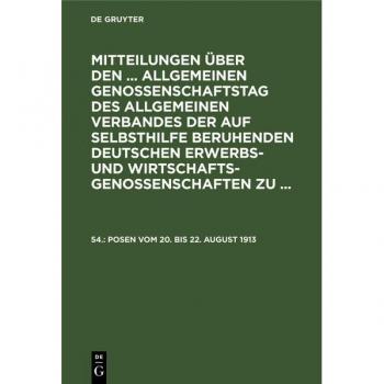 Posen vom 20. bis 22. August 1913
