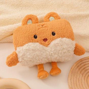 Chauffe-main électrique en peluche pour femme