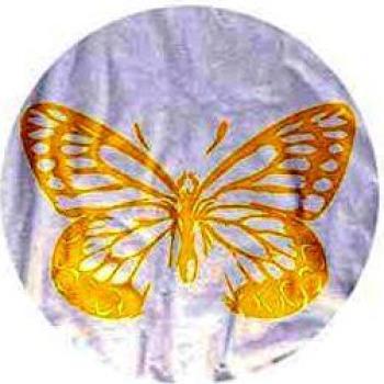 IZINK Pigment Stempelkissen für Textilien Gelb Ø 95 / 70 mm