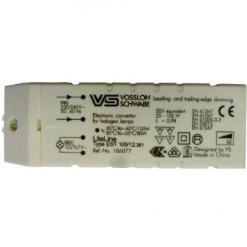 Transformateur électronique 150W 240-12V, Blanc