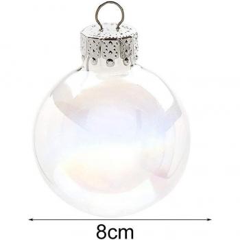 Iridescent Christmas Tree Ornament Ball