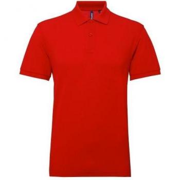 Asquith & Fox Herren Kurzarm Poloshirt Performance Blend (Hot Pink) S