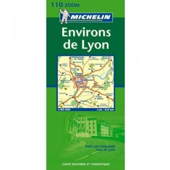 Zoomkarte Environs Lyon (Michelin Zoomkarte)