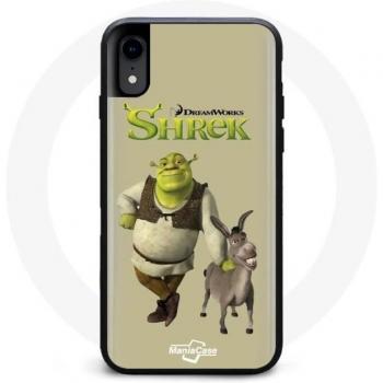 Cubierta para iPhone X Shrek y Donkey