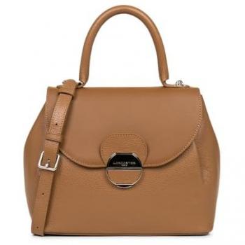 Borsa a tracolla in pelle Foulonné Pia Lancaster Marrone