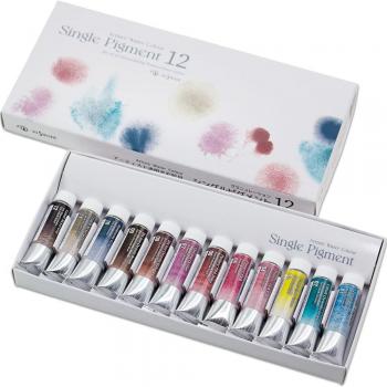 Granulated Kusakabe 12‑Tone Watercolor Palette – 314054