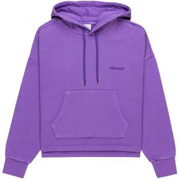 Cropped Passion Flower Hoodie, Purple, Size: M